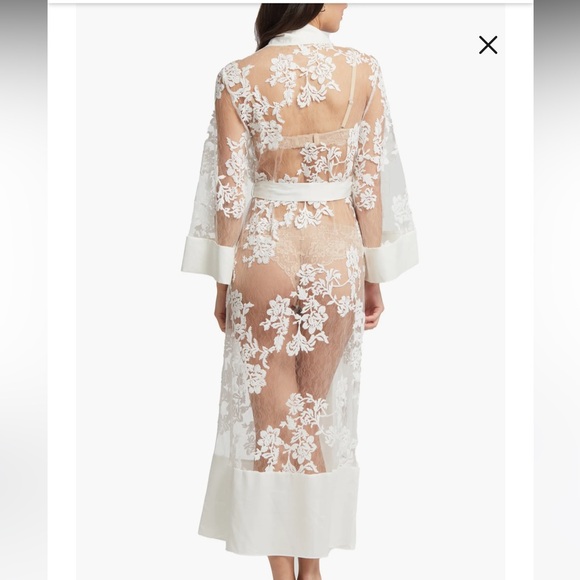 Embroidered Lace Robe - Picture 2 of 3
